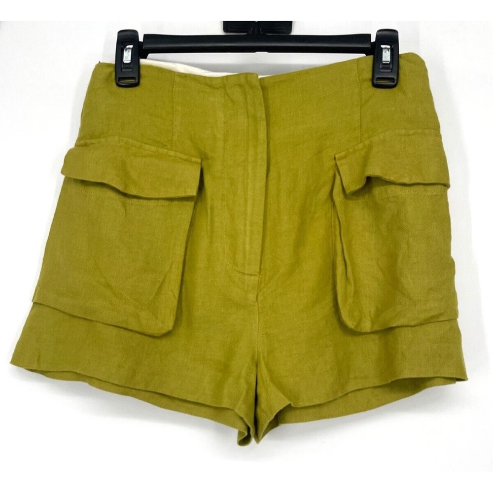 Tela Linen Shorts green